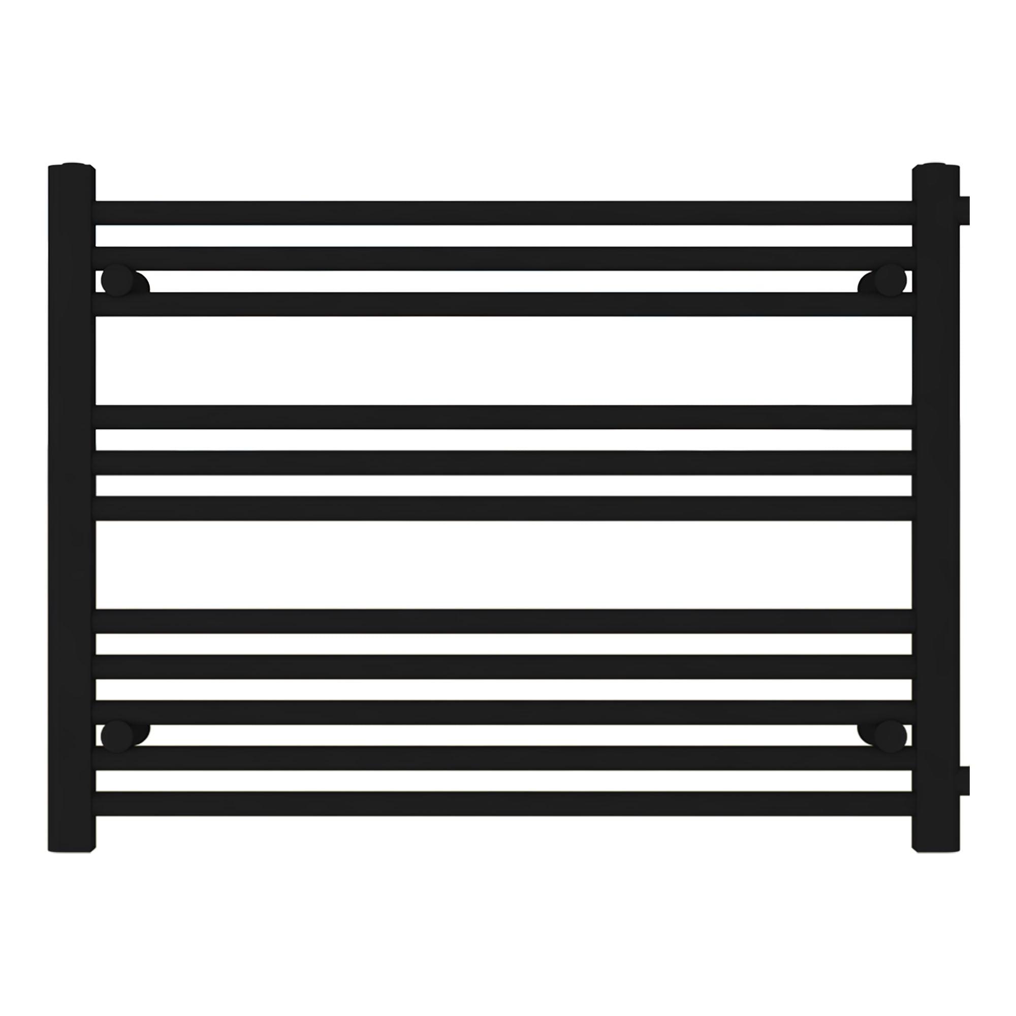 Badheizkörper Andromeda mit Seitenanschluss schwarz matt - badheizkoerper.net