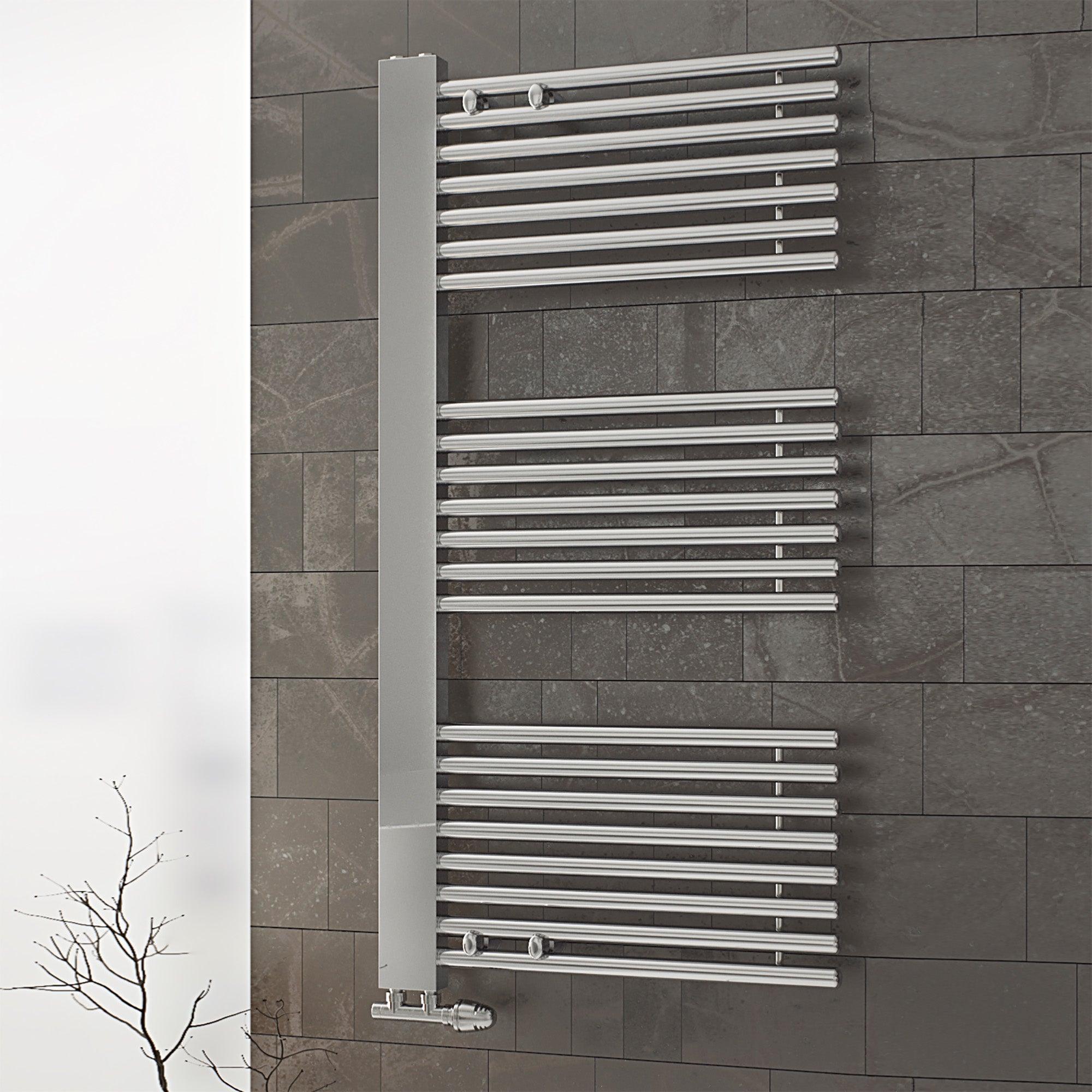 Badheizkörper Cursa mit Seitenanschluss chrom - badheizkoerper.net