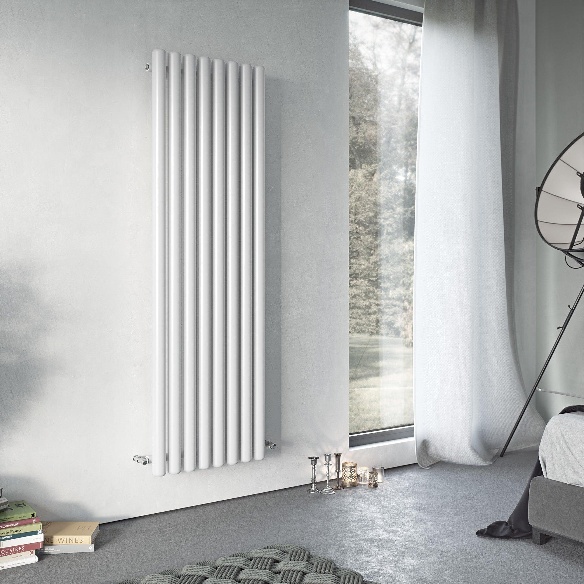 Badheizkörper Buna mit Seitenanschluss weiß - badheizkoerper.net