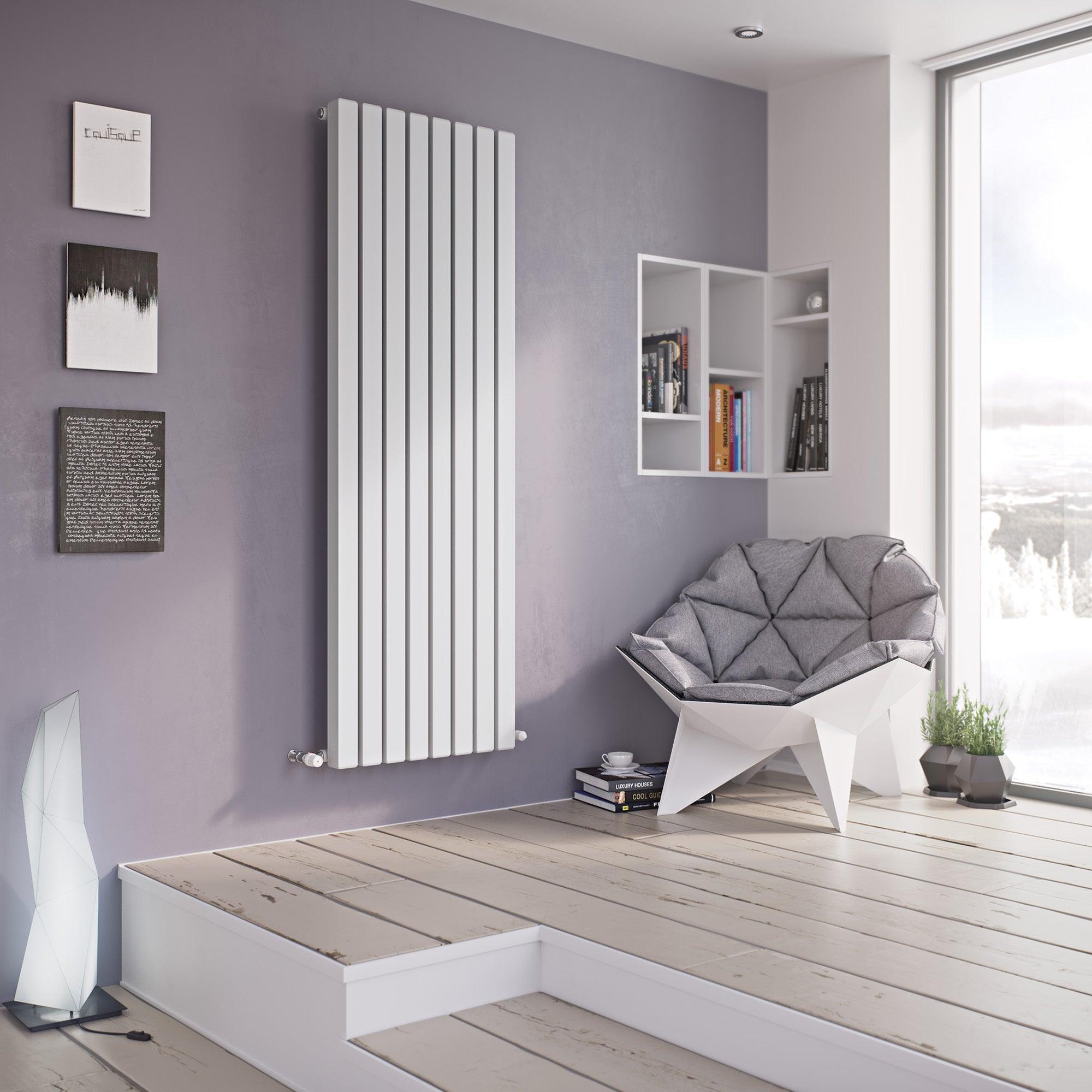 Badheizkörper Buna Quadradic mit Seitenanschluss weiß - badheizkoerper.net