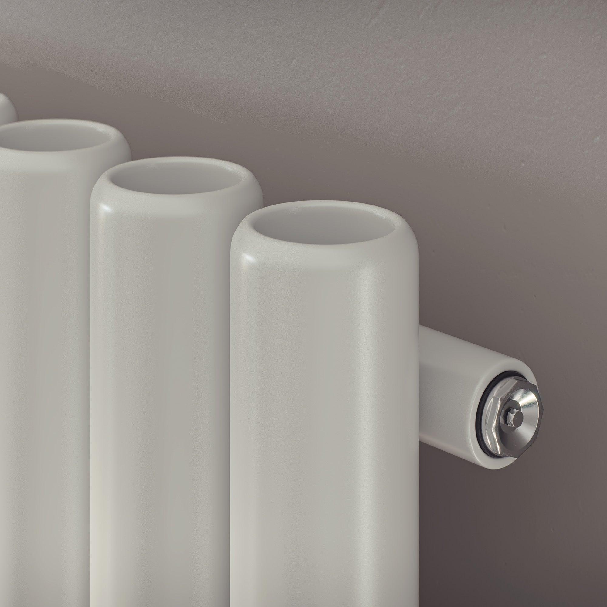 Badheizkörper Buna mit Seitenanschluss weiß - badheizkoerper.net