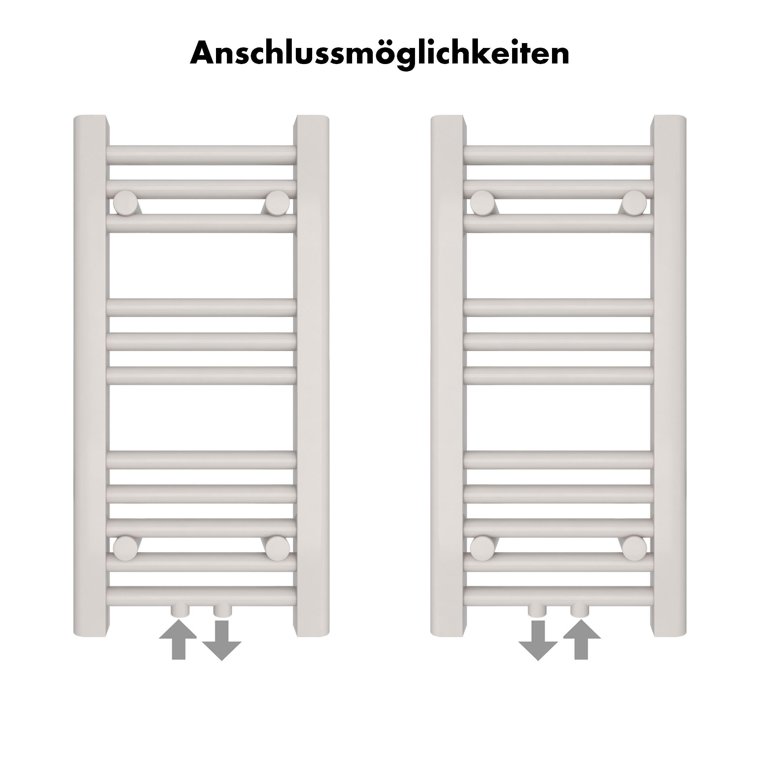 Badheizkörper Carina mit Mittelanschluss - badheizkoerper.net