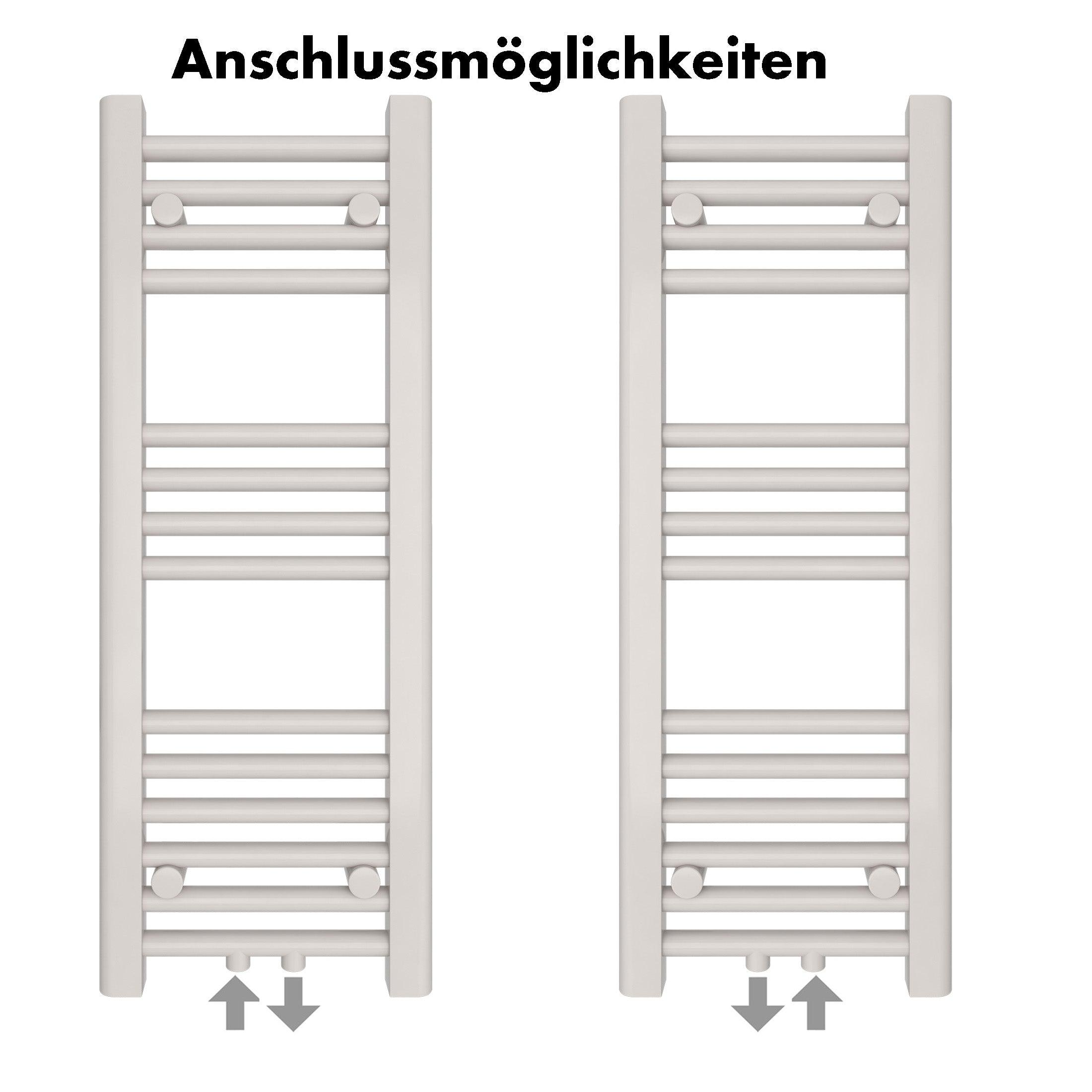 Badheizkörper Carina mit Mittelanschluss - badheizkoerper.net