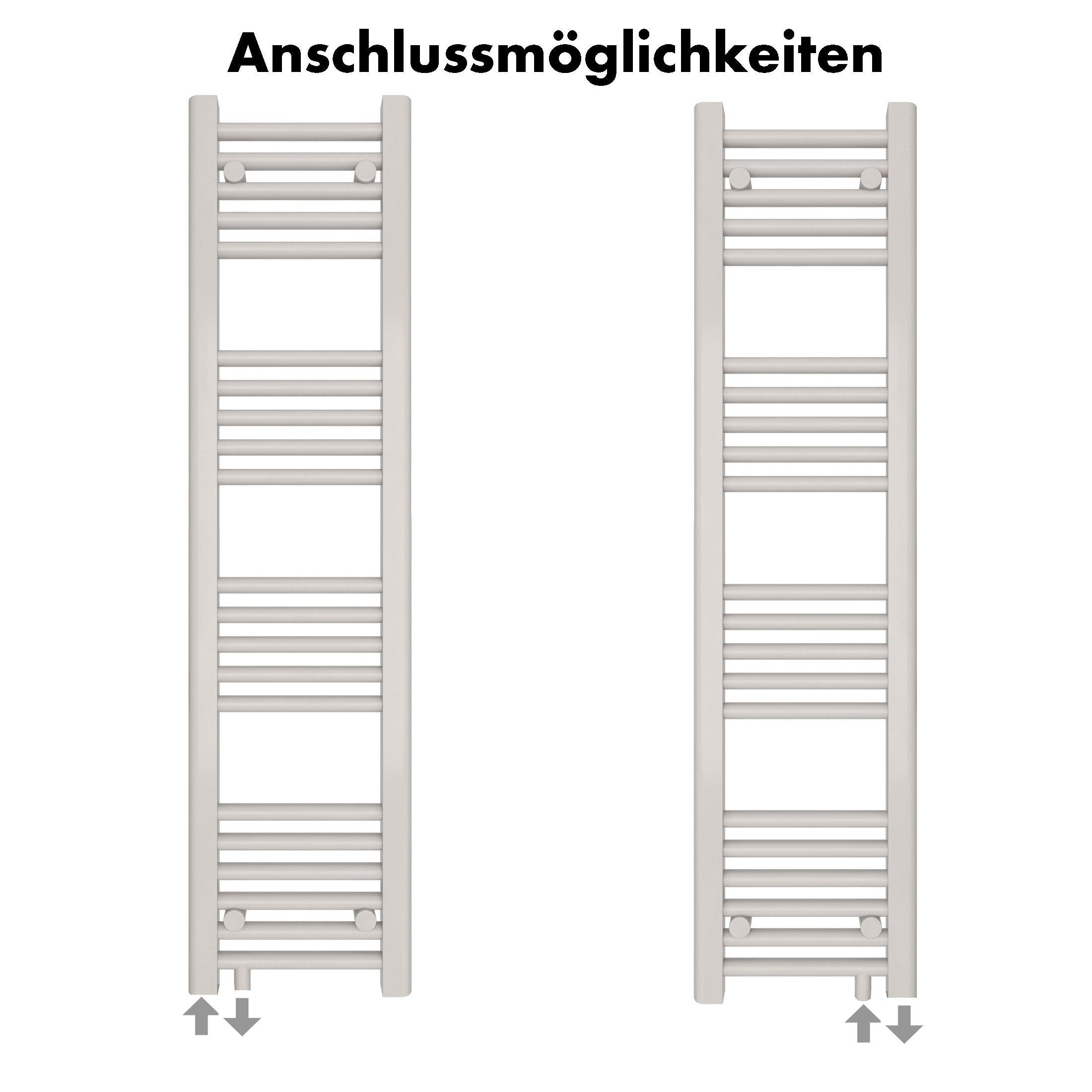 Badheizkörper Pegasus mit Seitenanschluss - badheizkoerper.net