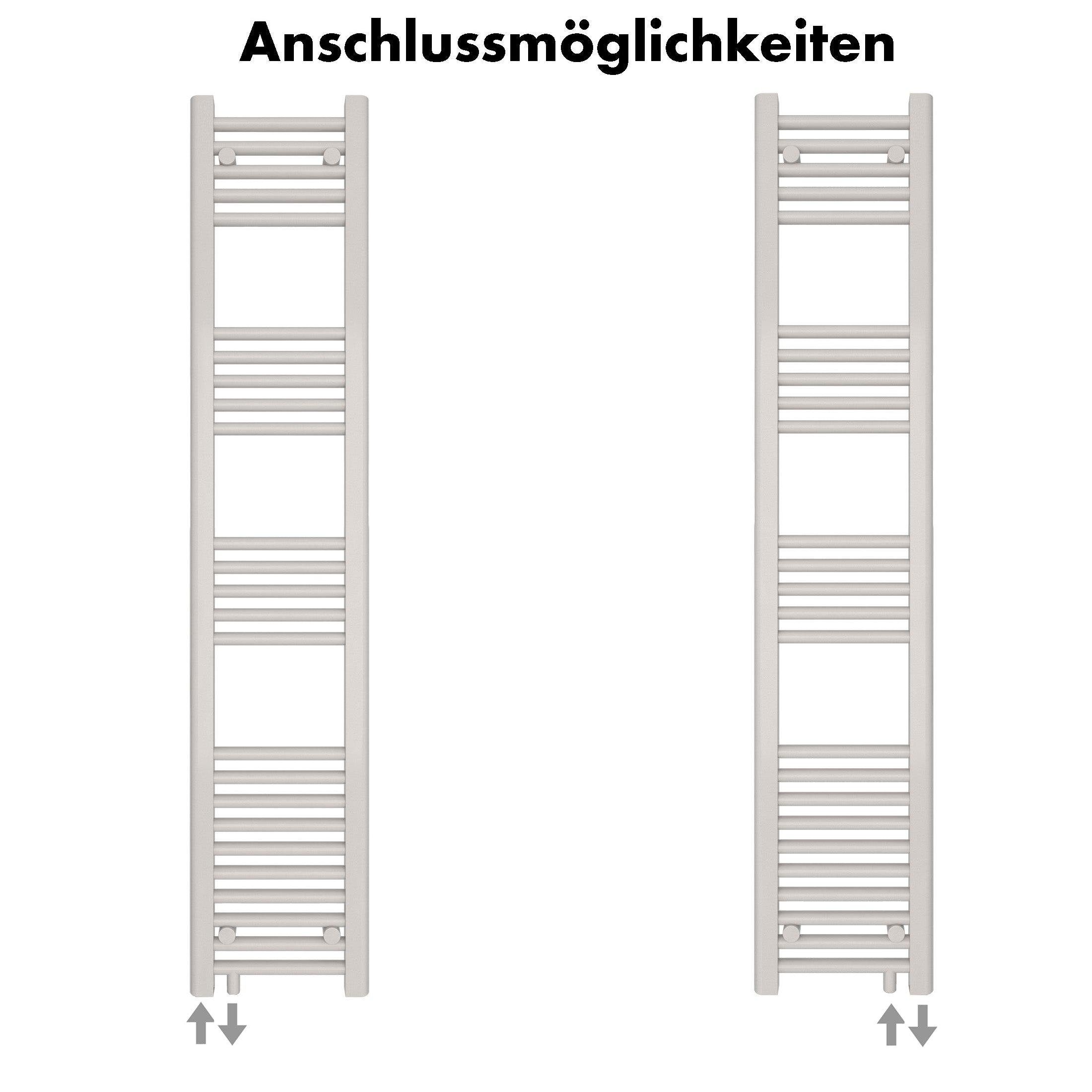 Badheizkörper Pegasus mit Seitenanschluss - badheizkoerper.net