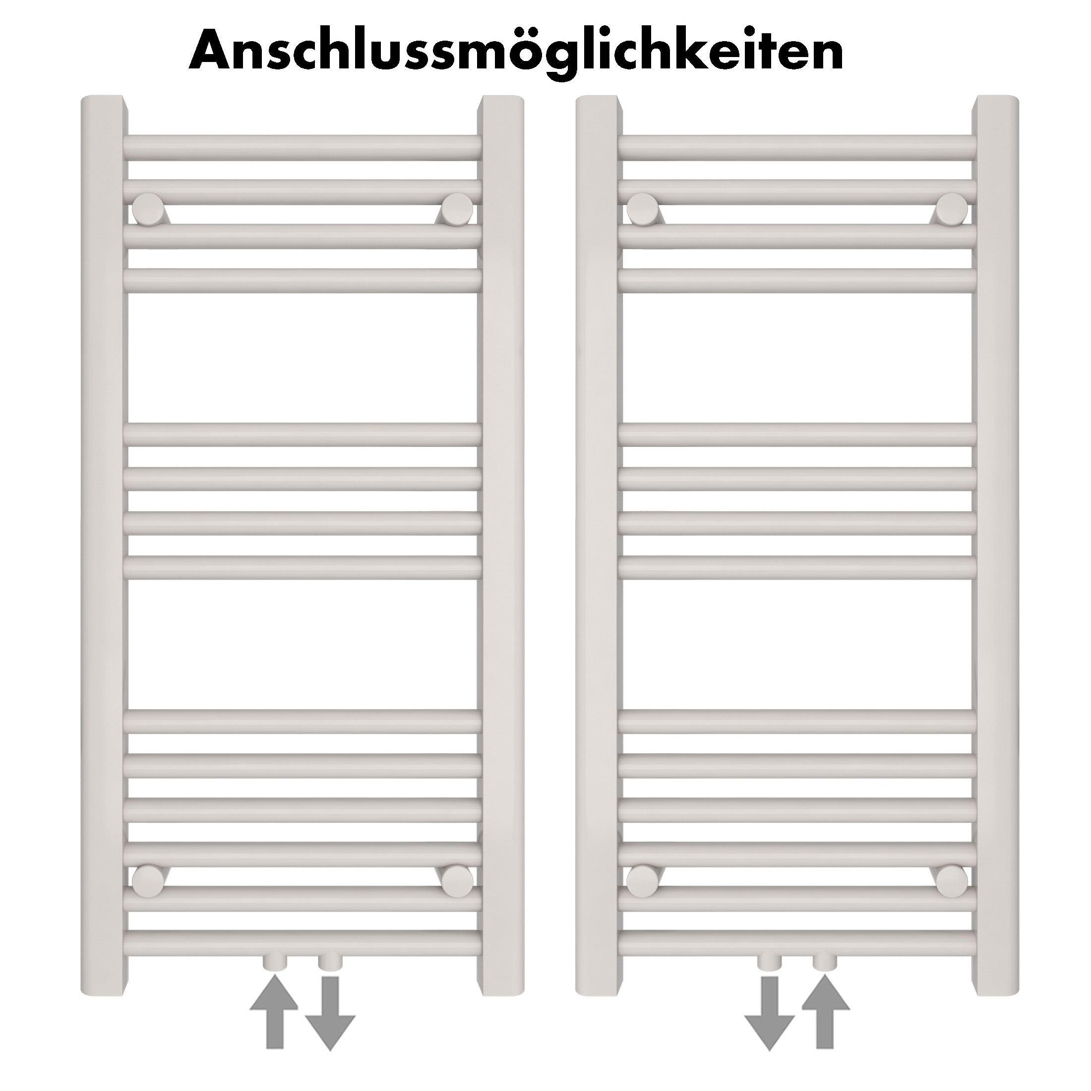Badheizkörper Carina mit Mittelanschluss - badheizkoerper.net