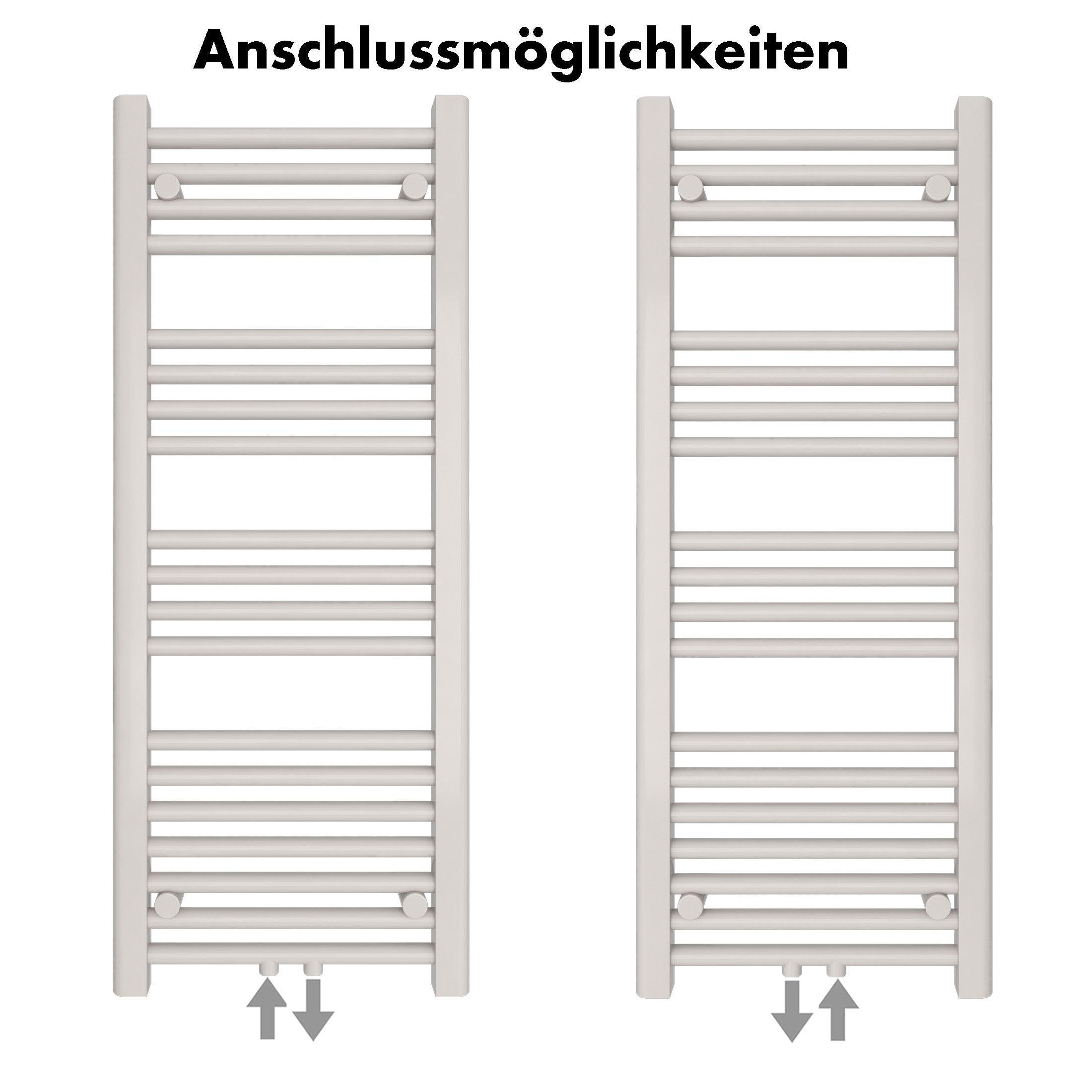 Badheizkörper Carina mit Mittelanschluss - badheizkoerper.net