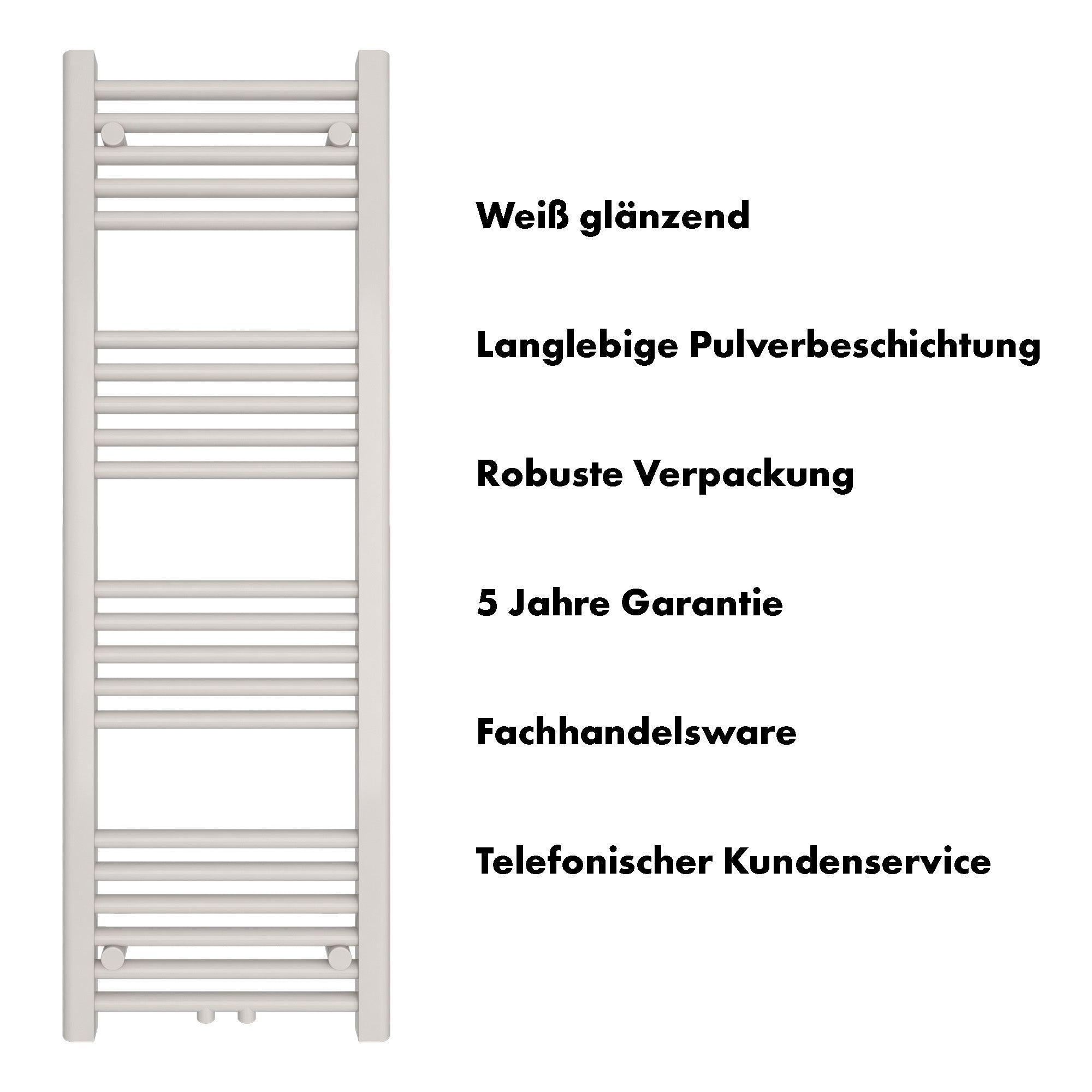 Badheizkörper Carina mit Mittelanschluss - badheizkoerper.net