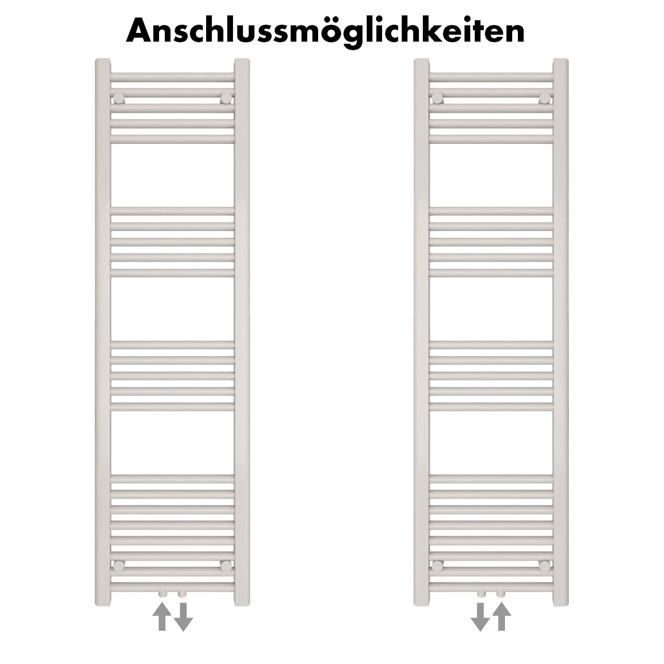Badheizkörper Carina mit Mittelanschluss - badheizkoerper.net