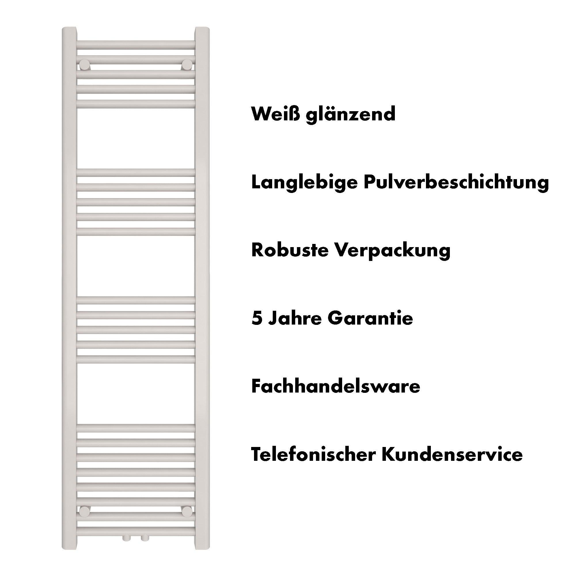 Badheizkörper Carina mit Mittelanschluss - badheizkoerper.net