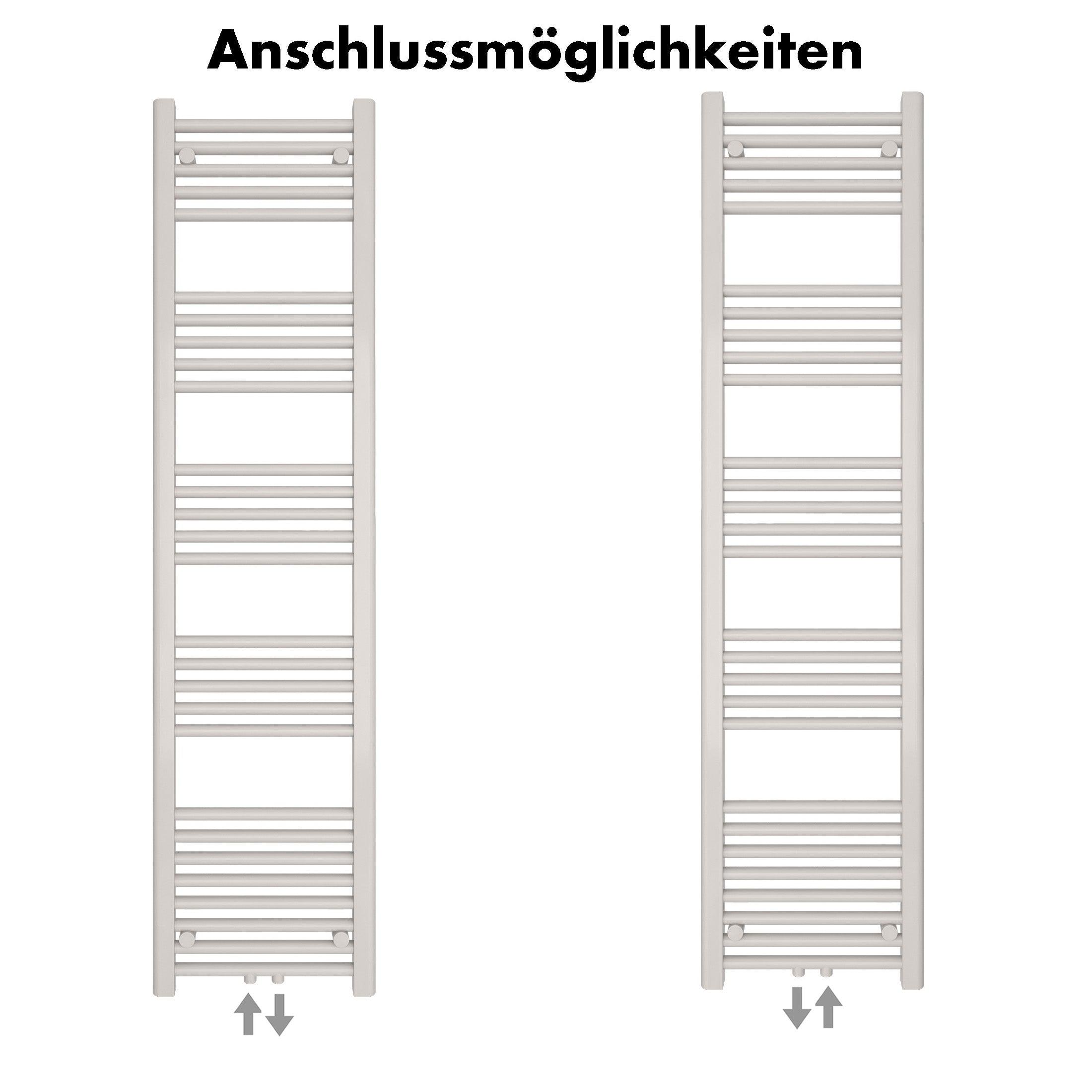 Badheizkörper Carina mit Mittelanschluss - badheizkoerper.net