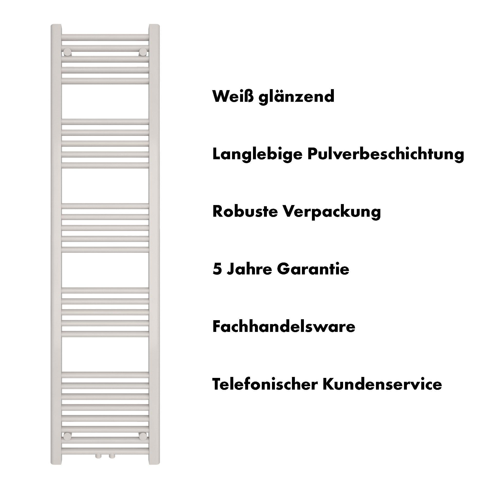 Badheizkörper Carina mit Mittelanschluss - badheizkoerper.net