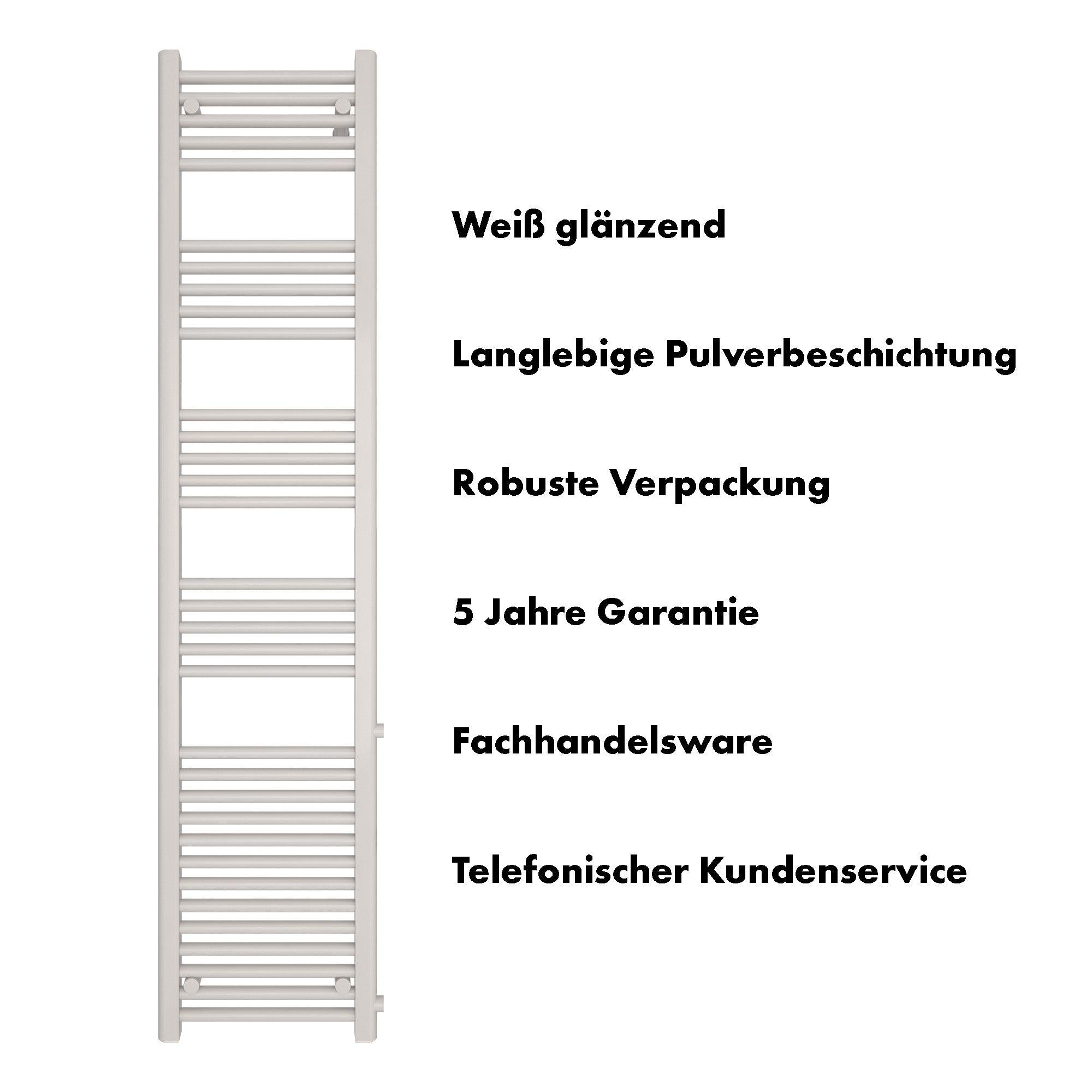 Badheizkörper Andromeda mit Seitenanschluss - badheizkoerper.net