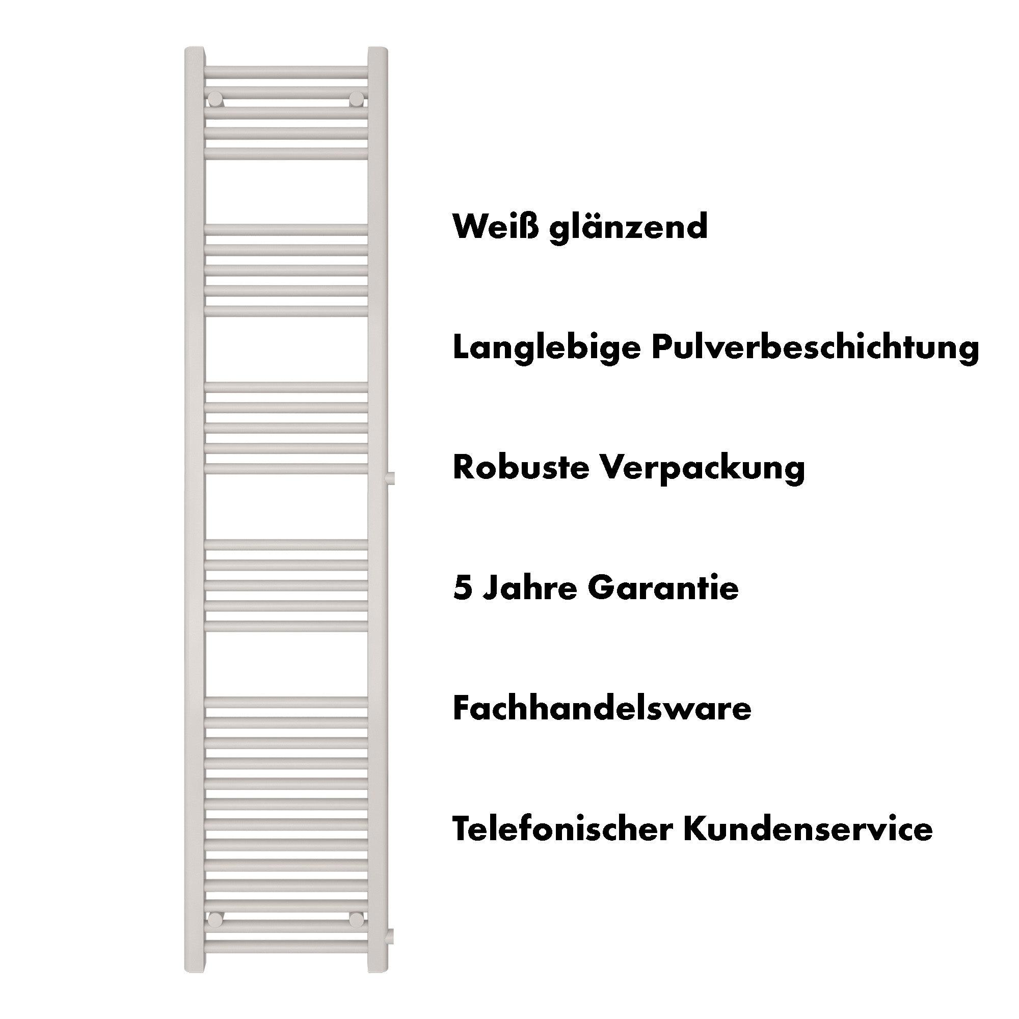 Badheizkörper Andromeda mit Seitenanschluss - badheizkoerper.net