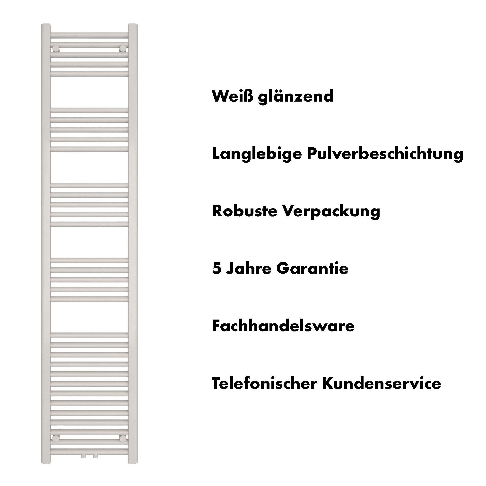 Badheizkörper Carina mit Mittelanschluss - badheizkoerper.net