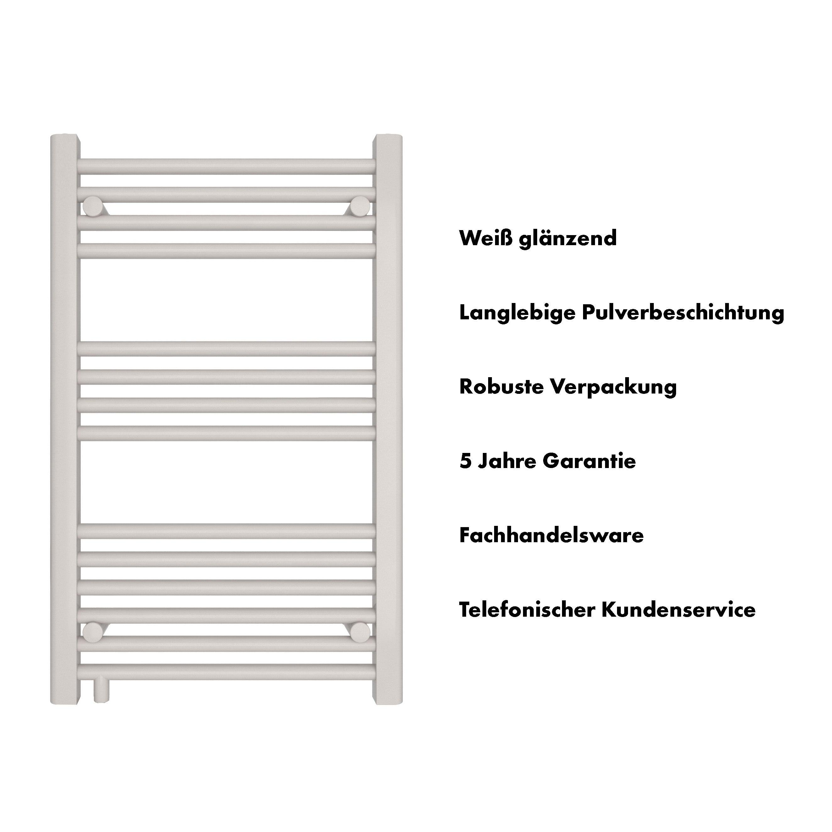 Badheizkörper Pegasus mit Seitenanschluss - badheizkoerper.net