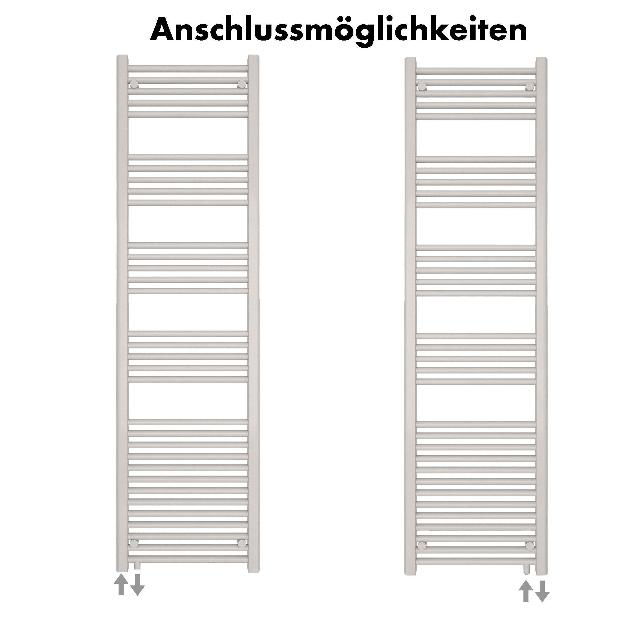 Badheizkörper Pegasus mit Seitenanschluss - badheizkoerper.net