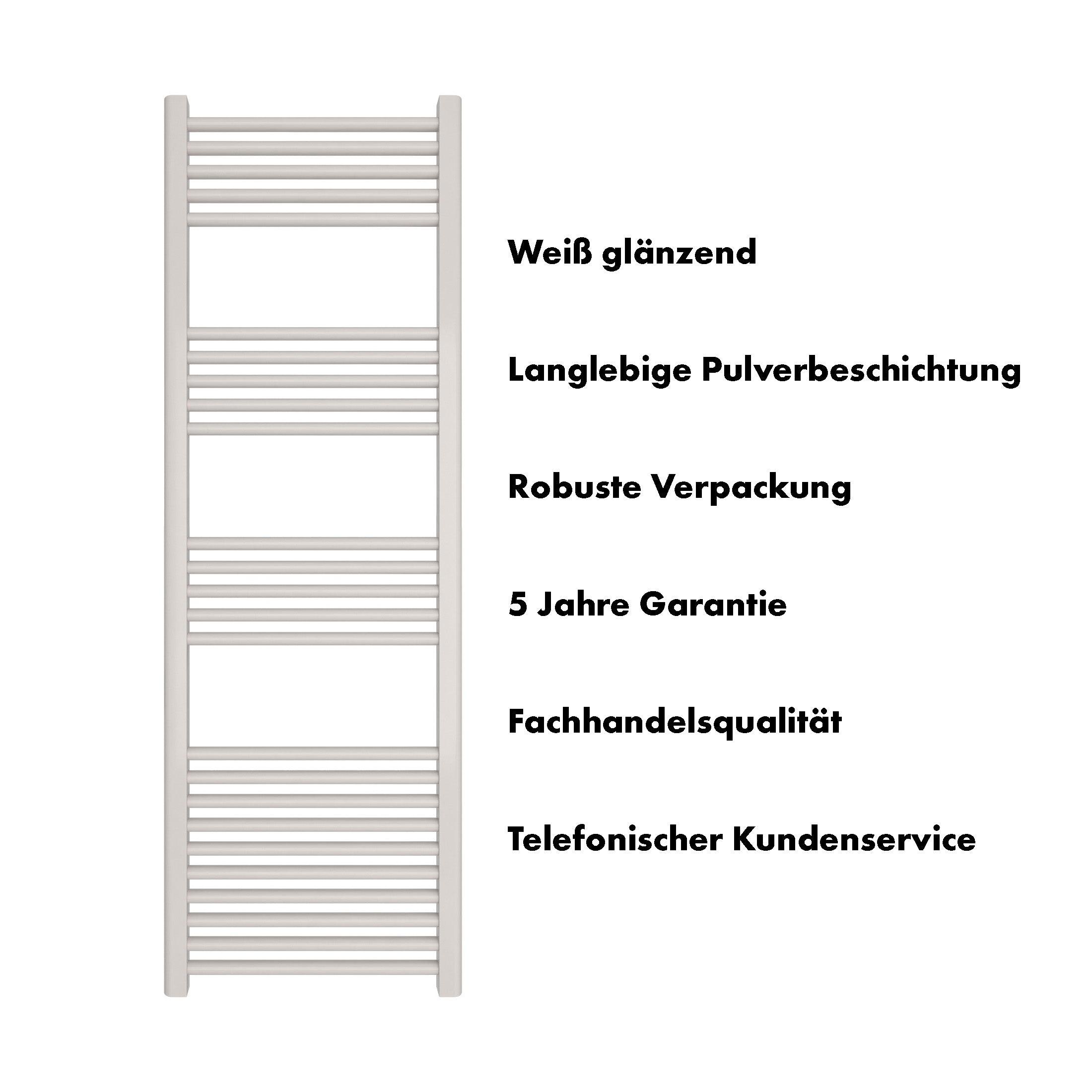 Badheizkörper Leo mit Seitenanschluss - badheizkoerper.net