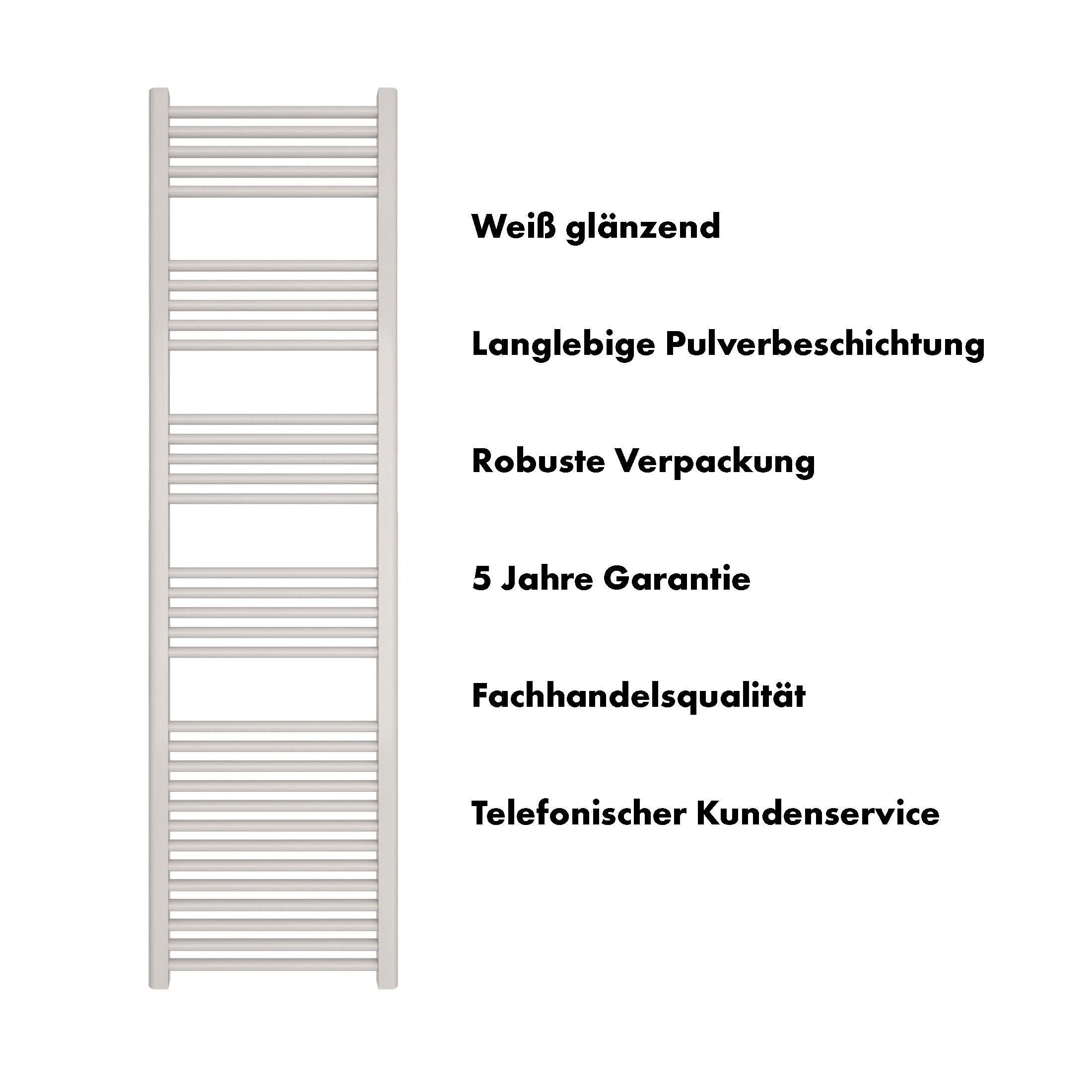 Badheizkörper Leo mit Seitenanschluss - badheizkoerper.net