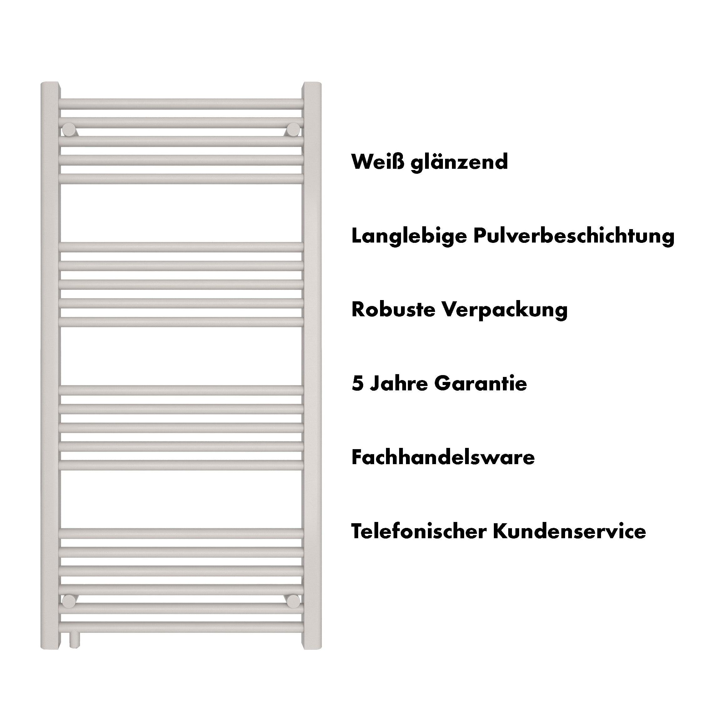Badheizkörper Pegasus mit Seitenanschluss - badheizkoerper.net