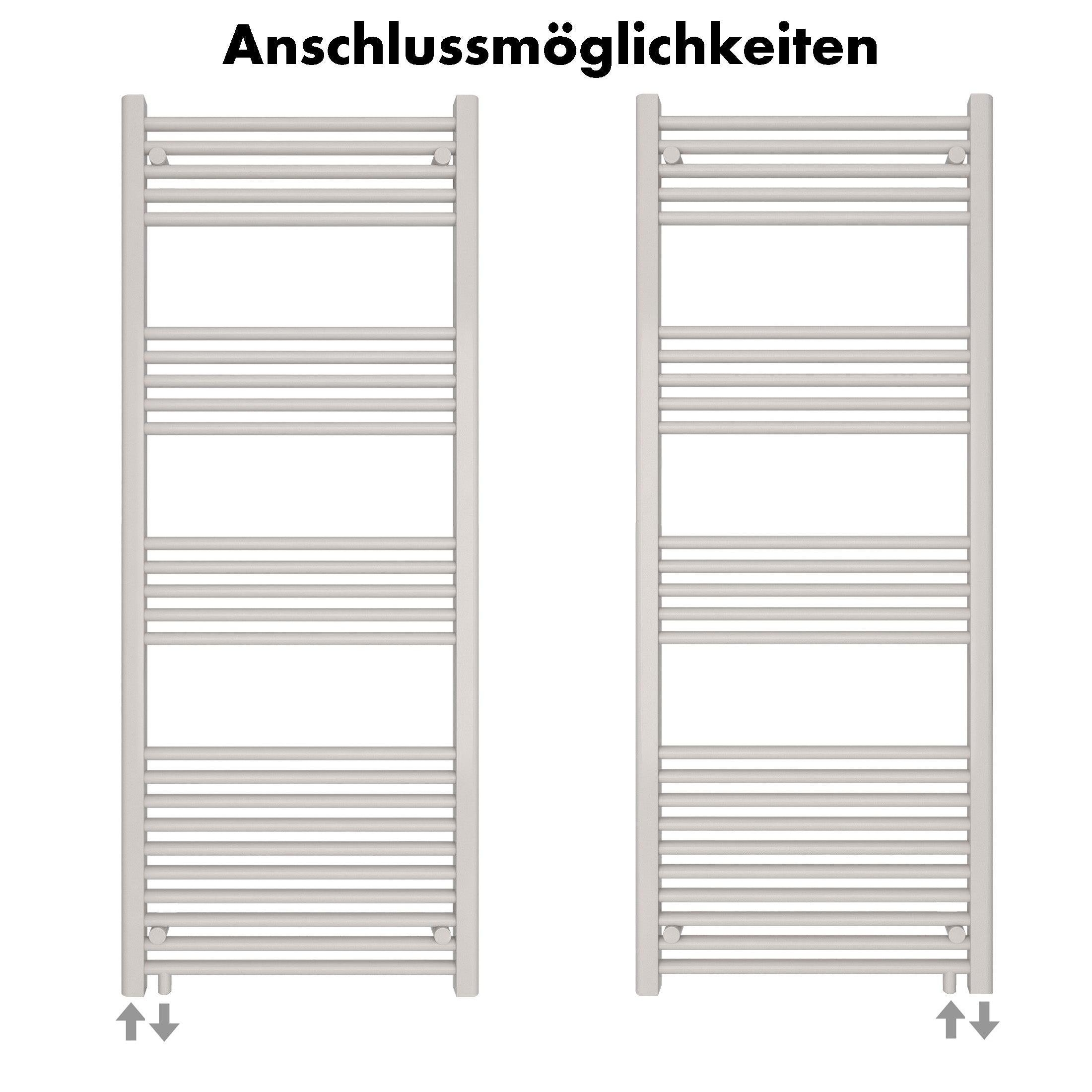 Badheizkörper Pegasus mit Seitenanschluss - badheizkoerper.net