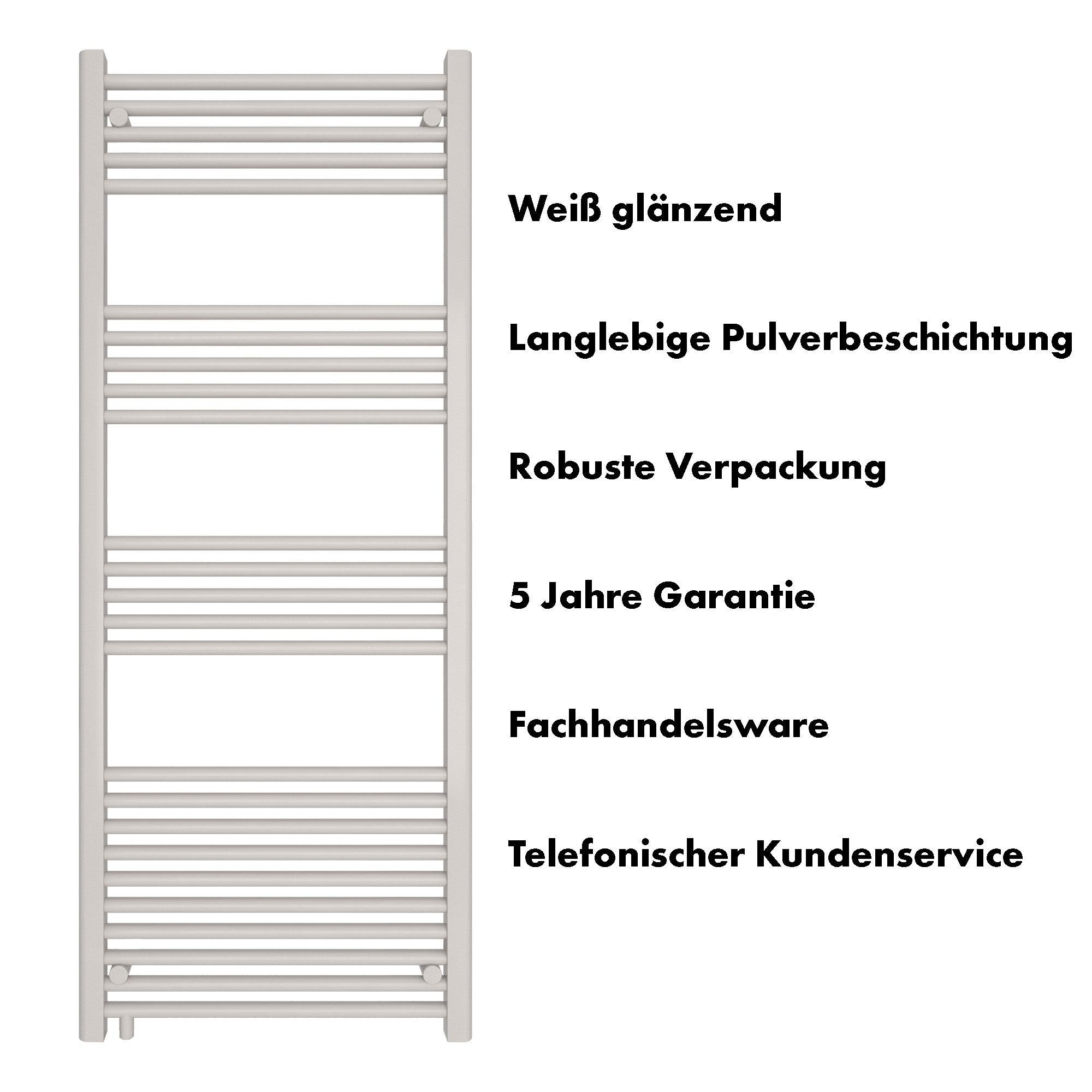 Badheizkörper Pegasus mit Seitenanschluss - badheizkoerper.net