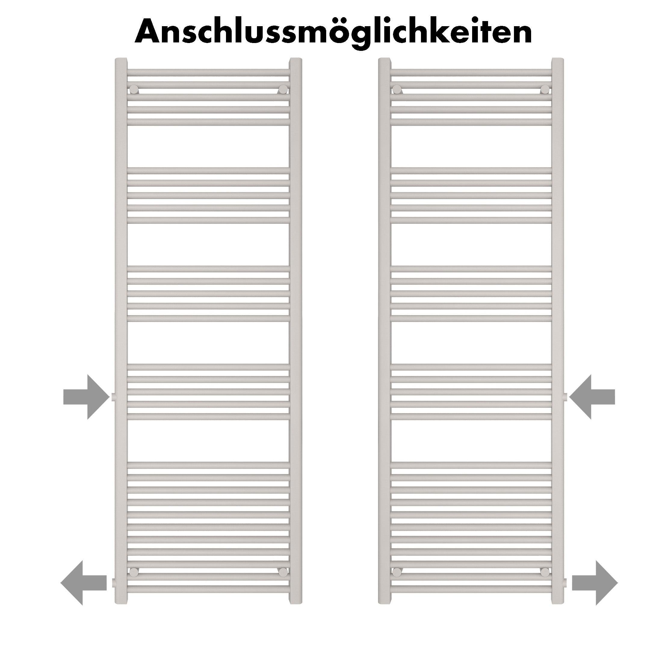 Badheizkörper Andromeda mit Seitenanschluss - badheizkoerper.net