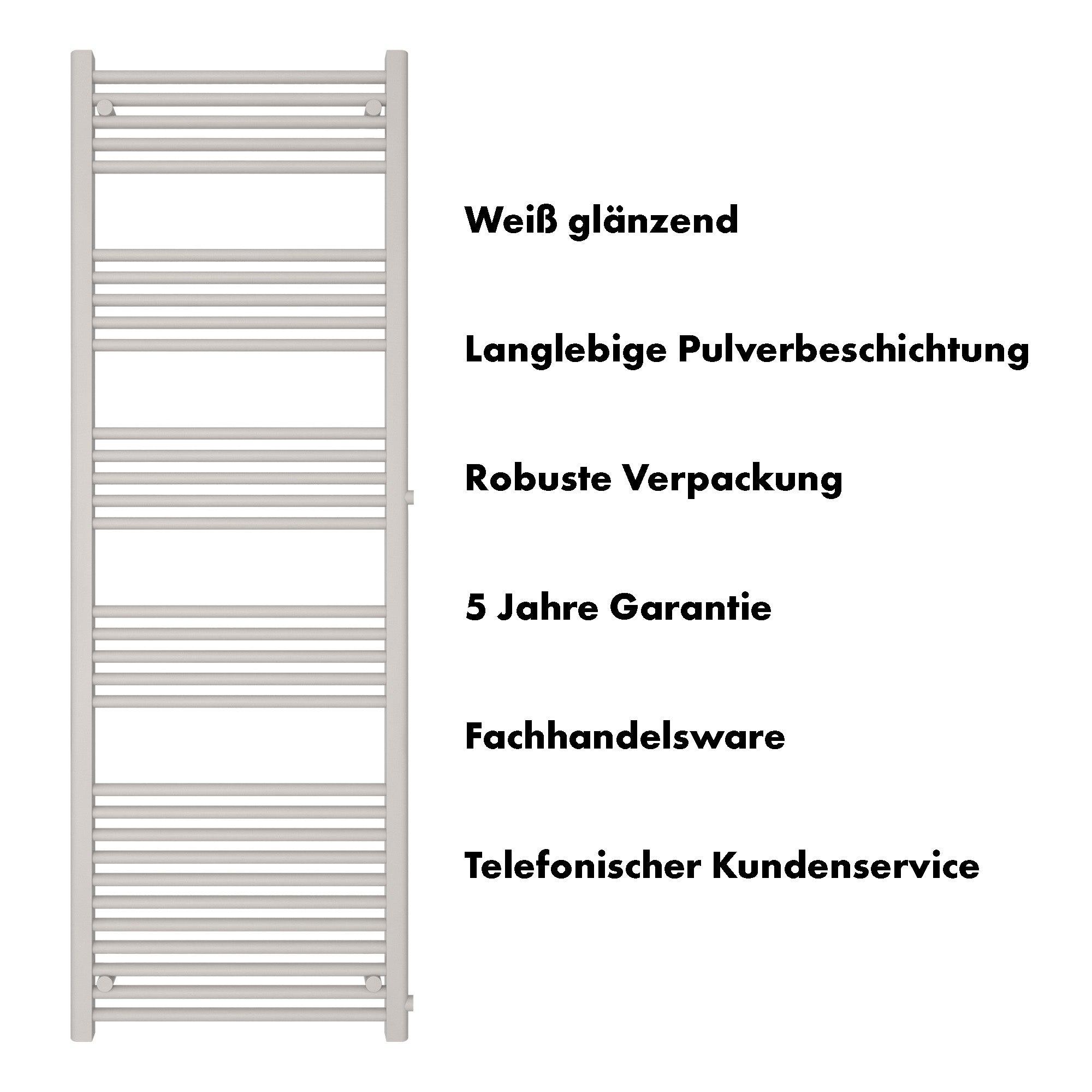 Badheizkörper Andromeda mit Seitenanschluss - badheizkoerper.net