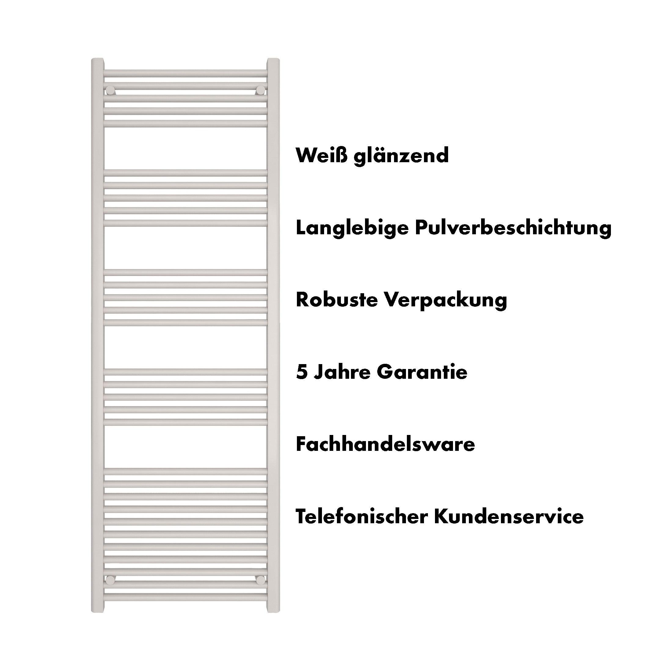 Badheizkörper Leo mit Seitenanschluss - badheizkoerper.net