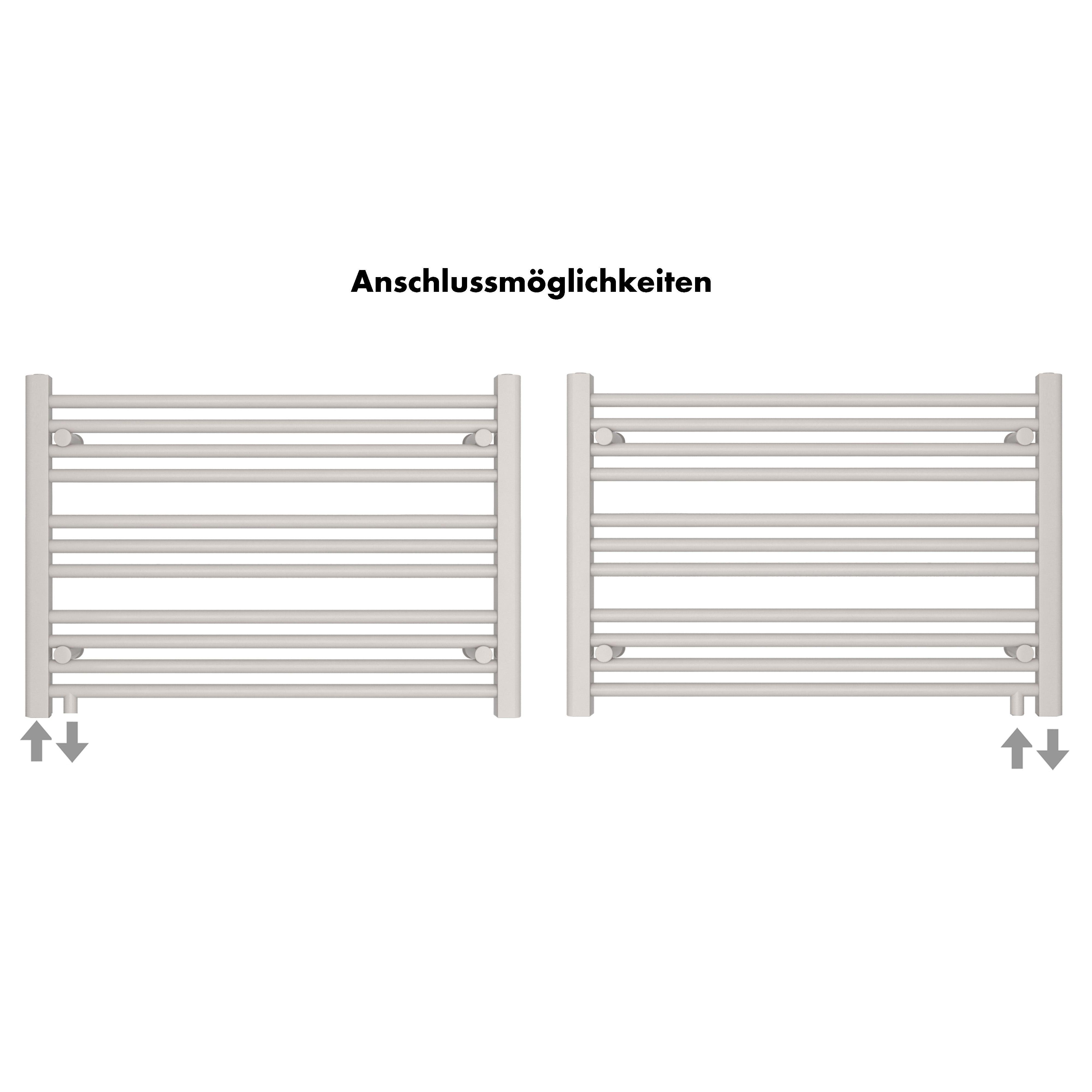 Badheizkörper Pegasus mit Seitenanschluss - badheizkoerper.net