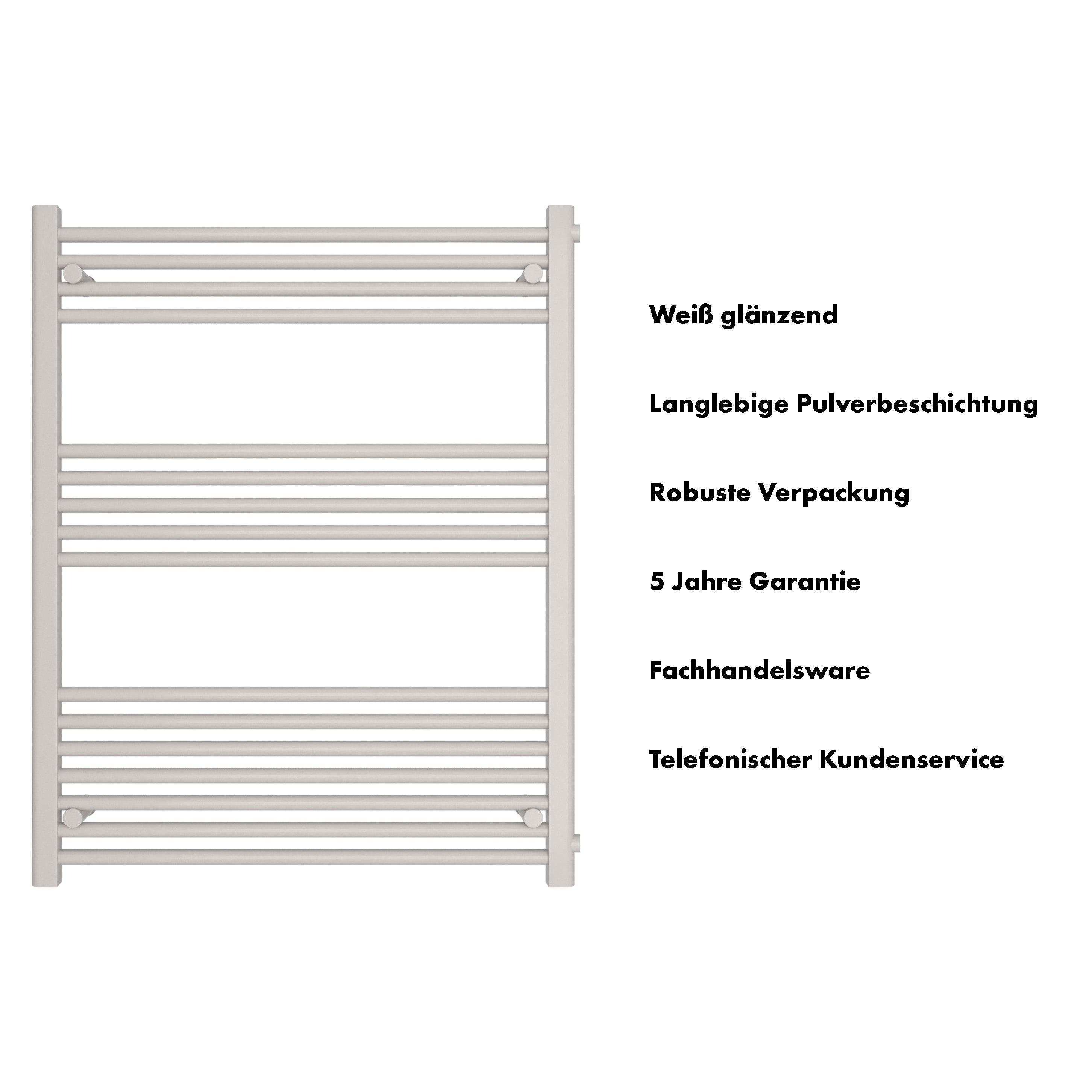 Badheizkörper Andromeda mit Seitenanschluss - badheizkoerper.net