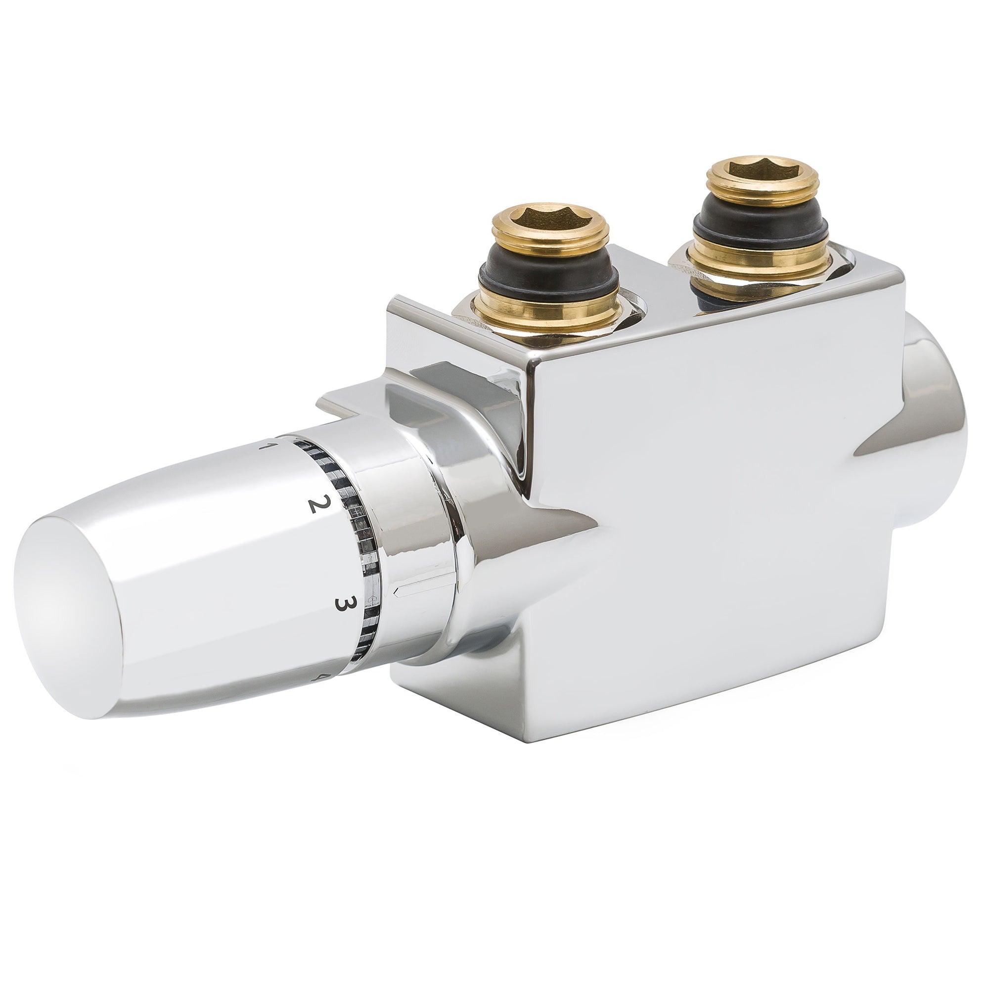 Anschlussset für Badheizkörper Universal 50 mm chrom - badheizkoerper.net