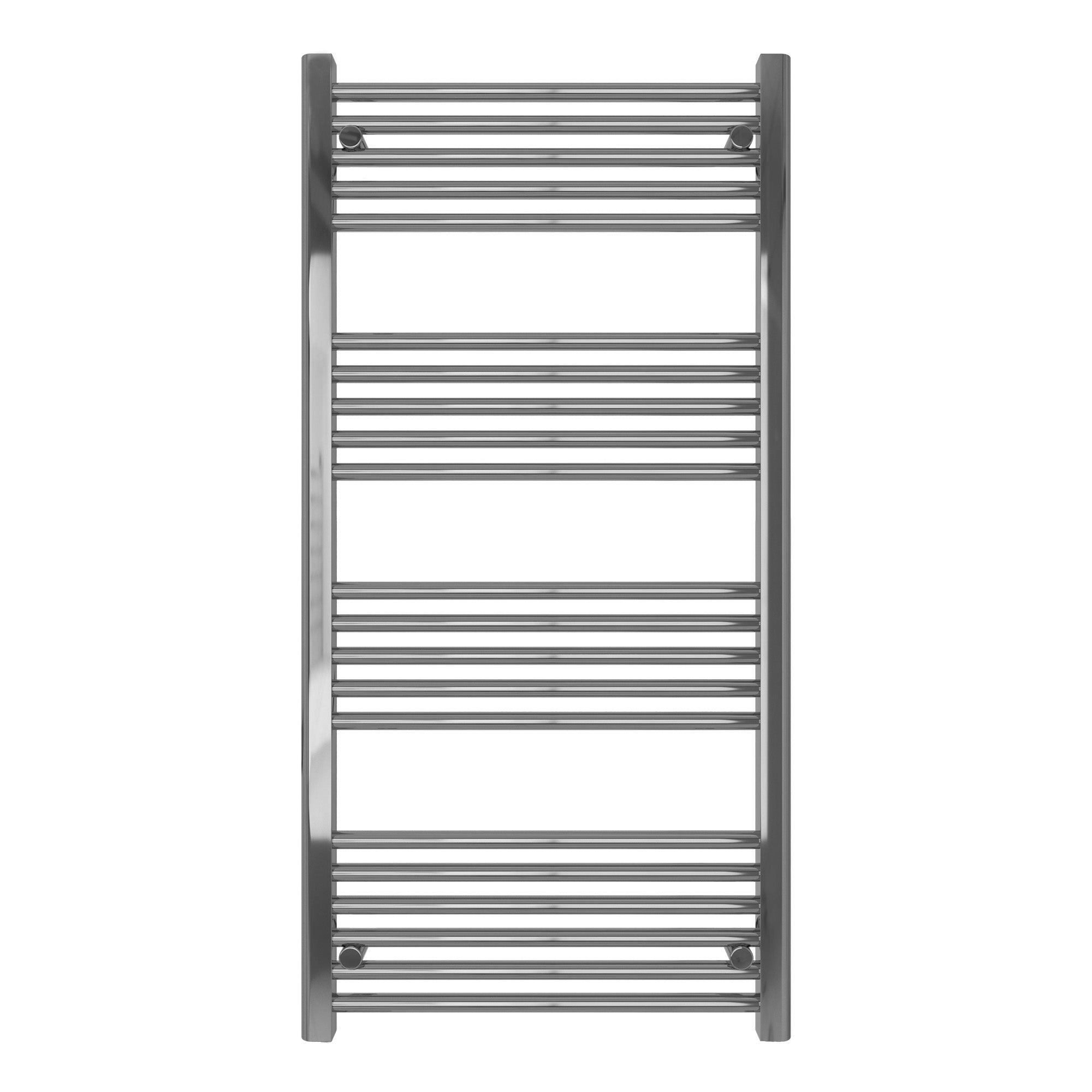 Badheizkörper Leo mit Seitenanschluss chrom - badheizkoerper.net