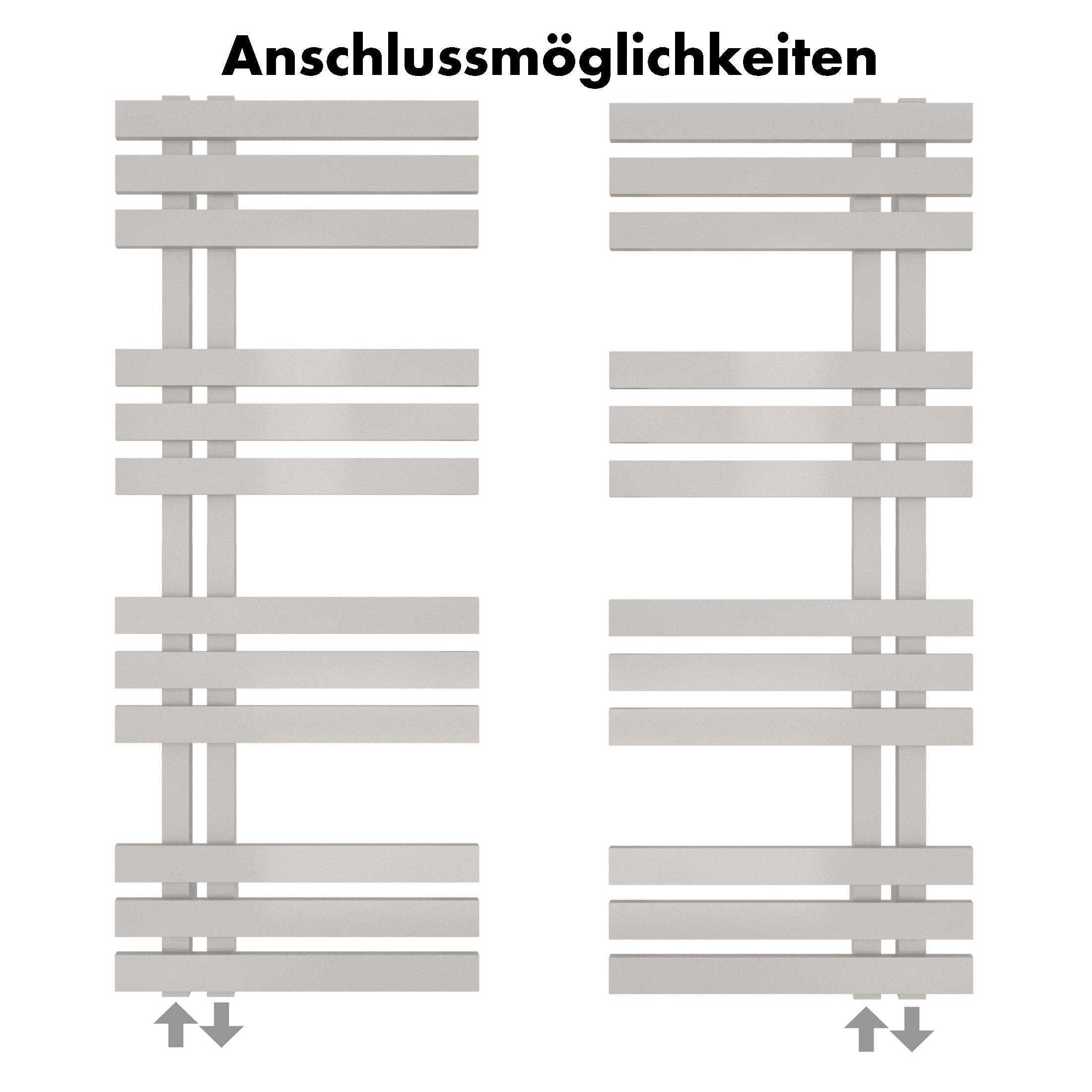 Badheizkörper Abell mit Seitenanschluss - badheizkoerper.net