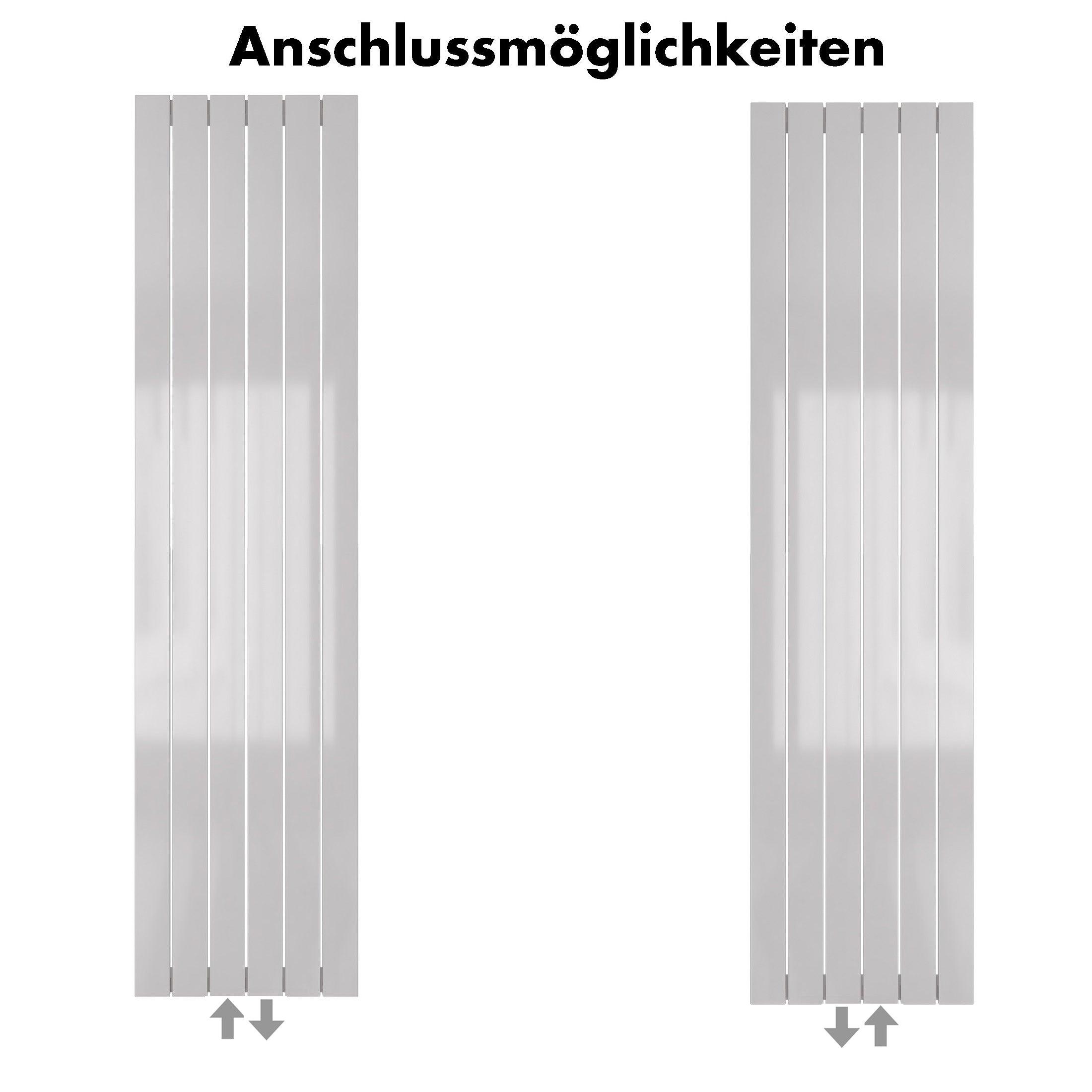 Badheizkörper Terius mit Mittelanschluss - badheizkoerper.net