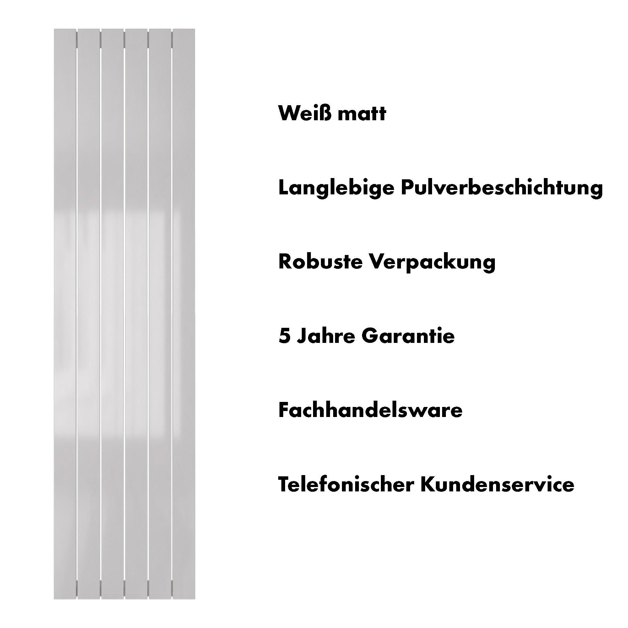 Badheizkörper Terius mit Mittelanschluss - badheizkoerper.net